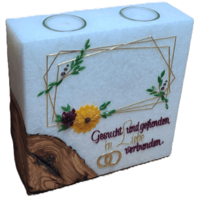 hochzeitskerze welle in weiß (kopie)