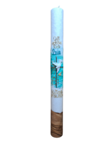 taufkerze holz "Luis"