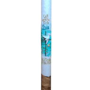 taufkerze holz "Luis"